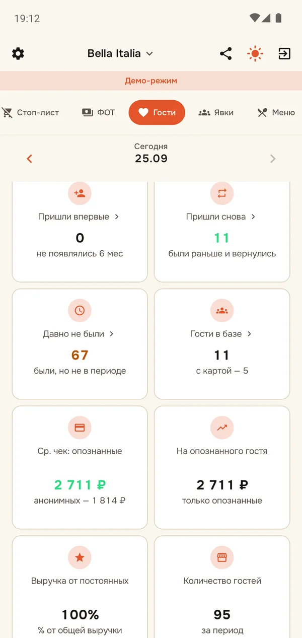 EazyBoard — приложение: Гости