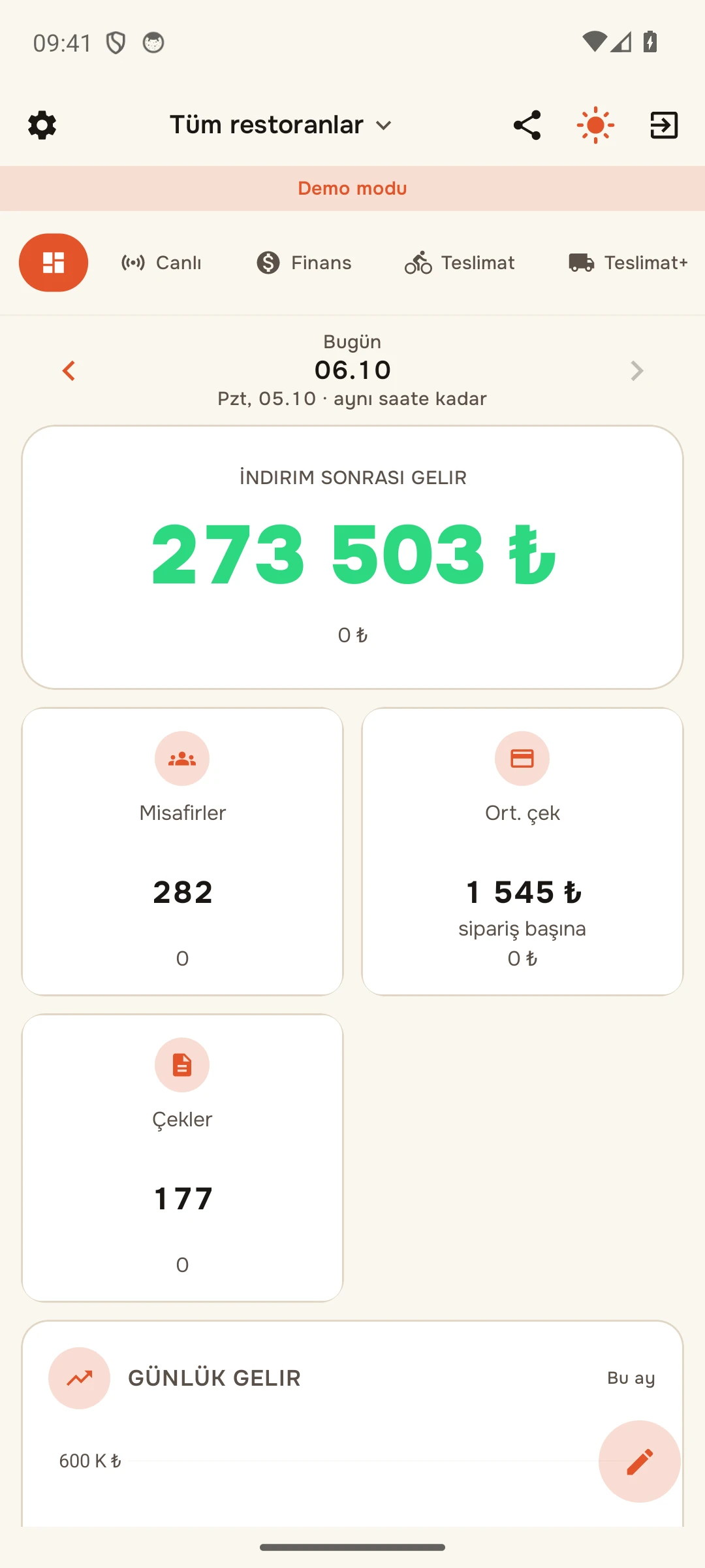 Uygulamadaki EazyBoard